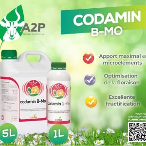Biostimulant foliaire CODAMIN B-Mo Floraison 5 litres – Toutes les cultures