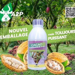Insecticide liquide CACAO PUISSANCE 40 EC 1 litre – Spécial cacao