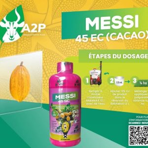 Insecticide liquide MESSI 45 EC 1 litre – Spécial cacao