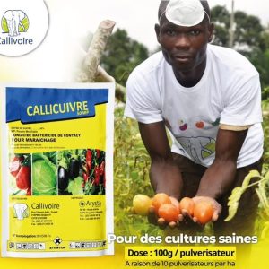 Fongicide granulé CALLICUIVRE 50 WP 1 kg – Cultures maraichères