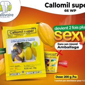 Fongicide granulé CALLOMIL SUPER 66 WP 50 gr – Spécial cacao
