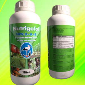 Engrais foliaire NUTRIGOFOL NPK 8-8-8 1 litre – Toutes les cultures