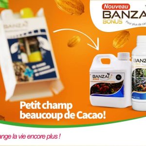 Biostimulant liquide BANZAI BONUS 5 litres (2 en 1) – Spécial cacao