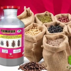 Comprimé-insecticides fumigènes FUMIFOX 560 FT 150 gr – Denrées stockées (cacao, café, riz, maïs, etc.).