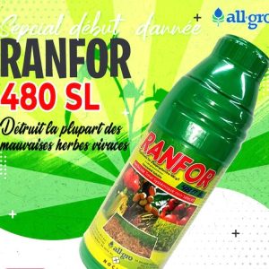Herbicide liquide non sélectif de post-levée RANFOR 480 SL 1 litre – Toutes les cultures