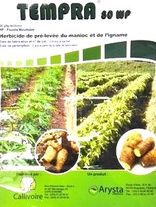 Herbicide granulé sélectif de pré-levée TEMPRA 80 WG 500 gr – Manioc, igname, coton, palmier à huile