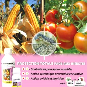 Insecticide liquide VIPER 46 EC 1 litre – Cultures maraichères, maïs