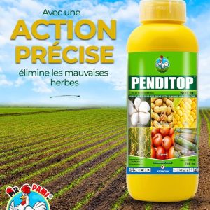 Herbicide liquide sélectif de pré-levée PENDITOP 500 EC 700 ml – Coton, arachide, maïs, riz, oignon, canne à sucre