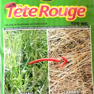 Herbicide granulé total TETE ROUGE 500 WG 1 kg – Toutes les cultures