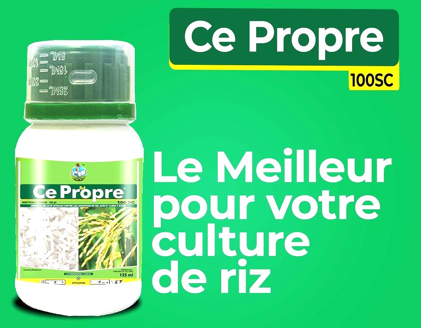 Herbicide liquide sélectif de post-levée CE PROPRE 125 ml – Riz