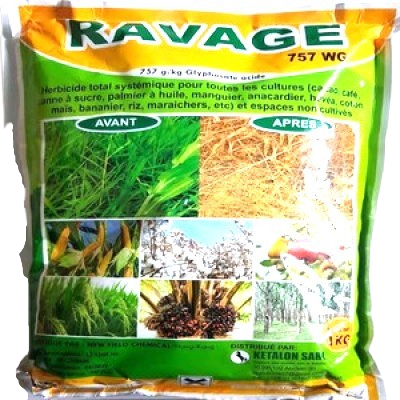 Herbicide granulé total RAVAGE 757 WG 1 kg – Toutes les cultures