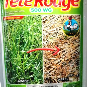 Herbicide granulé total TETE ROUGE 500 WG 100 gr – Toutes les cultures