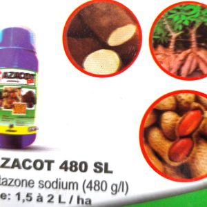 Herbicide liquide de post-levée  MAZACOT 480 SL 250 ml – Manioc, arachide, igname, soja.