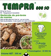 Herbicide liquide sélectif de pré-levée TEMPRA 800 SG 500 ml – Manioc