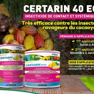 Insecticide liquide CERTARIN 40 EC 1 litre – Cacao, anacarde