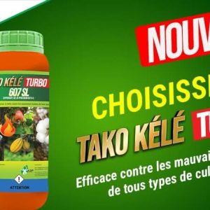 Herbicide liquide non total TAKO KELE TURBO 607 SL 1 litre – Toutes les cultures