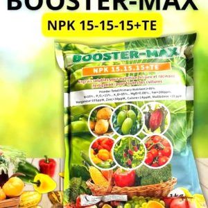 Engrais granulé soluble BOOSTER-MAX 15.15.15 1 kg – Toutes les cultures