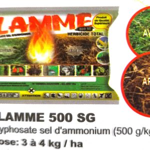 Herbicide granulé total FLAMME 500 SG 1 kg – Toutes les cultures