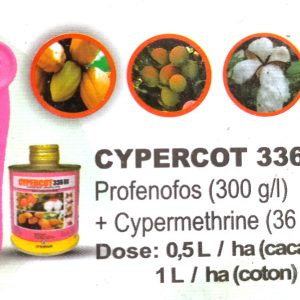 Insecticide liquide binaire CYPERCOT 336 EC 1 litre – Cacaoyer, anacardier, coton