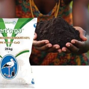 Engrais granulé organique FERT&rsquo;ORGA 25 kg – Cacao, palmier à huile