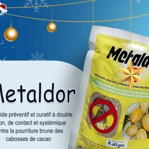 Fongicide granulé METALDOR 600 WP 50 gr – Spécial cacao