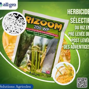 Herbicide granulé sélectif RIZOOM 200 WP 75 gr – Riz