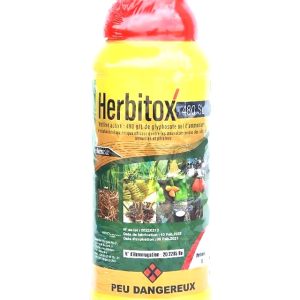 Herbicide liquide total de post-levée HERBITOX 480 SL 1 litre – Toutes les cultures