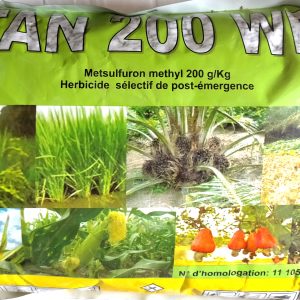 Herbicide granulé sélectif de post-émergence TITAN 200 WP 70 gr – Riz, canne à sucre, palmier à huile, maïs, anacarde, mangue