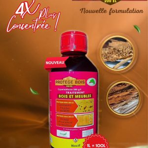 Insecticide liquide PROTEGE BOIS 200 EC 1 litre – Meuble, bois