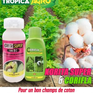 Insecticide-acaricide liquide KORITA SUPER 186 EC 1 litre – Coton