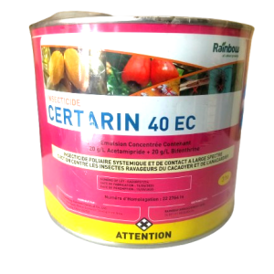 Insecticide liquide CERTARIN 40 EC 1,5 litre – Cacao, anacardier