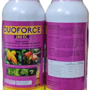 Insecticide-acaricide liquide DUOFORCE 280 EC 1 litre – Cacao, coton et toutes autres cultures
