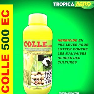 Herbicide liquide total de pré-levée COLLE 500 EC 1 litre – Toutes les cultures