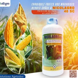 Herbicide liquide sélectif de post-levée NICOLAGRO 40 SC 1 litre – Maïs