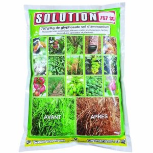 Herbicide granulé total de post-levée SOLUTION 757 SG 1 kg – Toutes les cultures