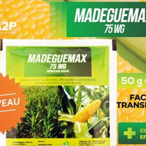 Herbicide granulé sélectif de post-levée MADEGUEMAX 75 WG 15 gr – Maïs