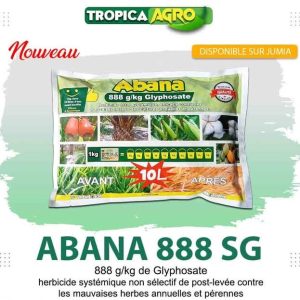 Herbicide granulé total de post-levée ABANA 888 SG 1 kg – Toutes les cultures