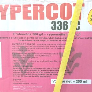Insecticide liquide CYPERCOT 336 EC 1 litre – Cacaoyer, anacardier, coton