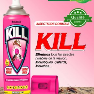 Anti-cafards liquide KILL 250 ml – Domicile, bureau, hygiène publique