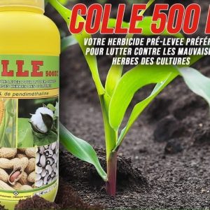 Herbicide liquide total de pré-levée COLLE 500 EC 1 litre – Toutes les cultures