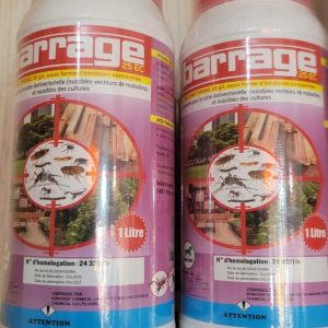 Insecticide liquide BARRAGE 25 EC 1 litre – Toutes les cultures