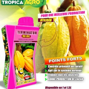 Insecticide liquide TERMINATOR 50 EC 1,5 litre – Spécial cacao
