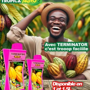 Insecticide liquide TERMINATOR 50 EC 1 litre – Spécial cacao