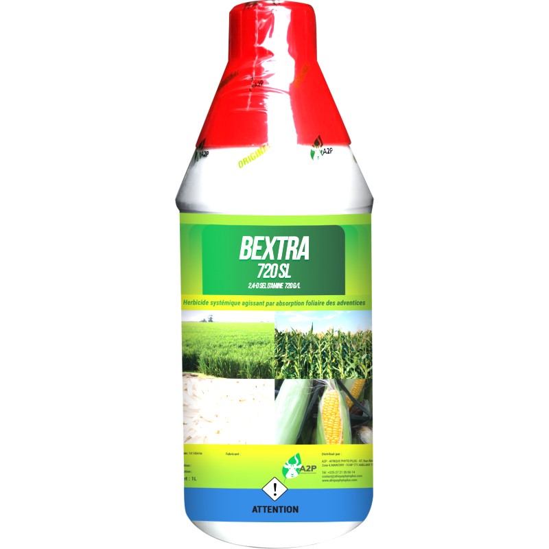 Herbicide liquide sélectif de post-levée BEXTRA 720 SL 1 litre – Riz, maïs, canne à sucre
