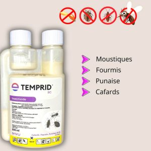 Insecticide liquide TEMPRID SC 200 ml – Domicile, bureau, hygiène publique, entrepot de stockage