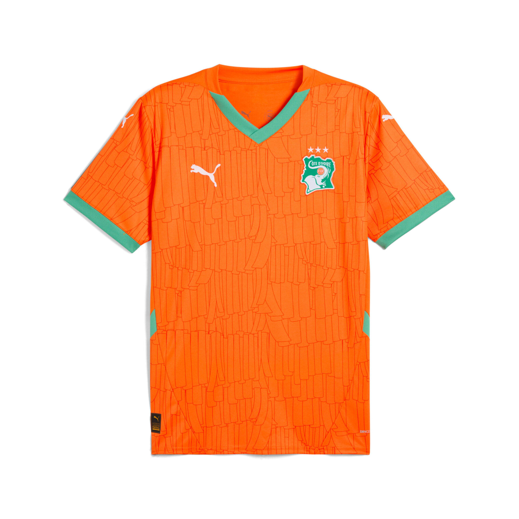 Maillot football Domicile COTE D’IVOIRE 3 étoiles CAN Pro max 2025