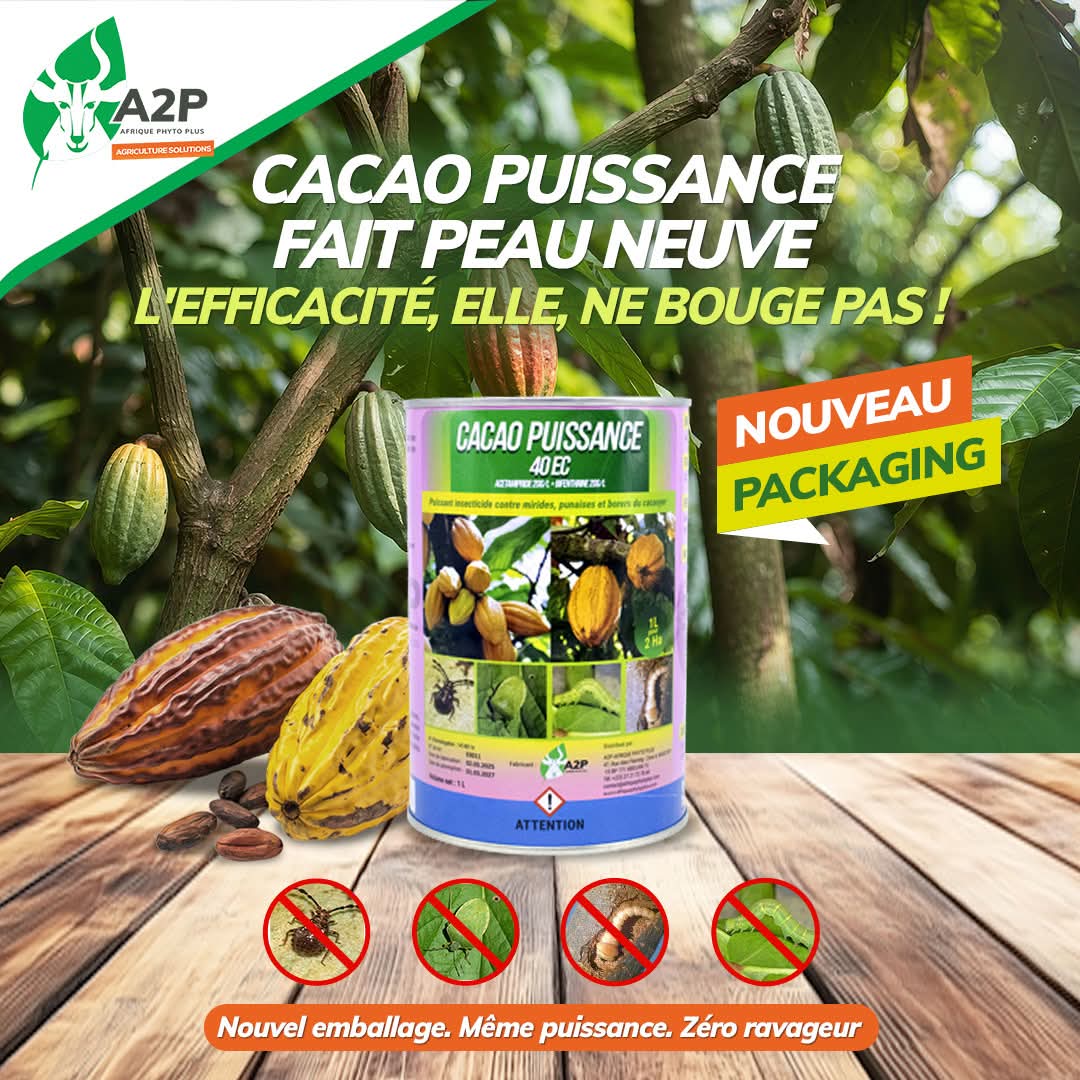Insecticide liquide CACAO PUISSANCE 40 EC 1 litre – Spécial cacao