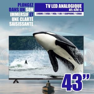 ATL TV LED Analogique 43 » ATL-43V7-A