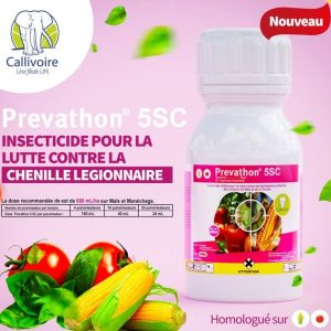 Insecticide liquide PREVATHON 5 SC 200 ml – Spécial maïs et tomate