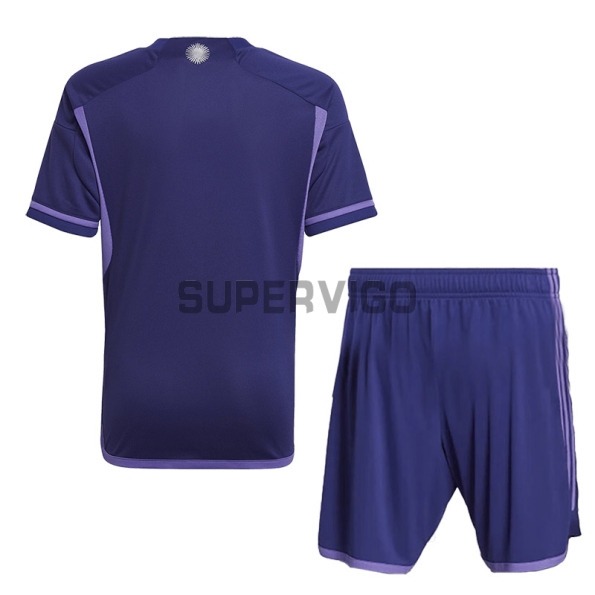 Maillot de football Extérieur enfant et adolescent ARGENTINE 3 étoiles Pro max 2022-23